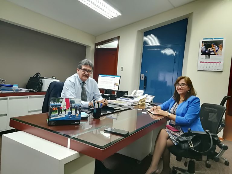 Reunión de coordinación con el Jefe del INEI